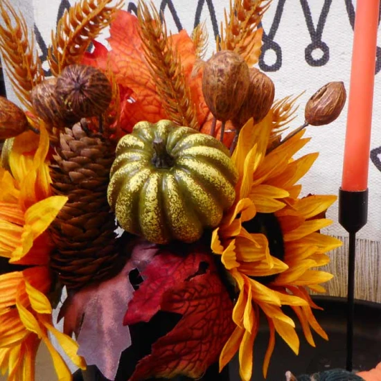 Autumn Leaves And Pumpkin Branch - AUT005 DD2