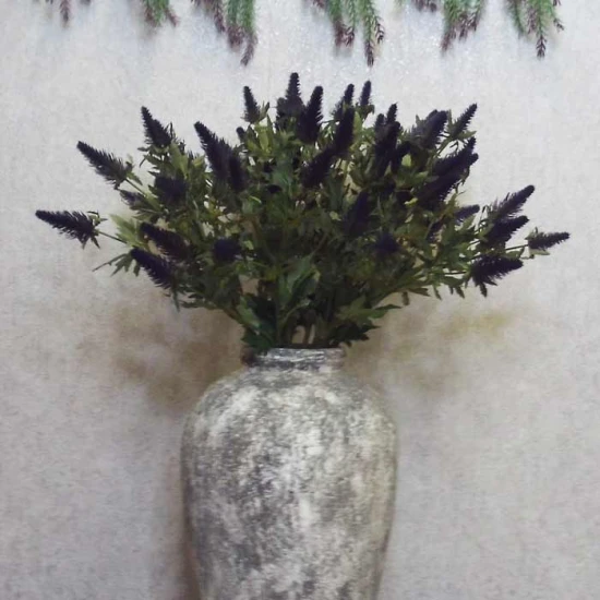 Artificial Eryngium Thistles Sea Holly Purple 78cm - T027 T2