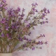 Artificial Wax Flowers Purple 67cm - W063 S2