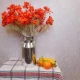 Artificial Wild Flowers Orange 61cm - W030 BX4
