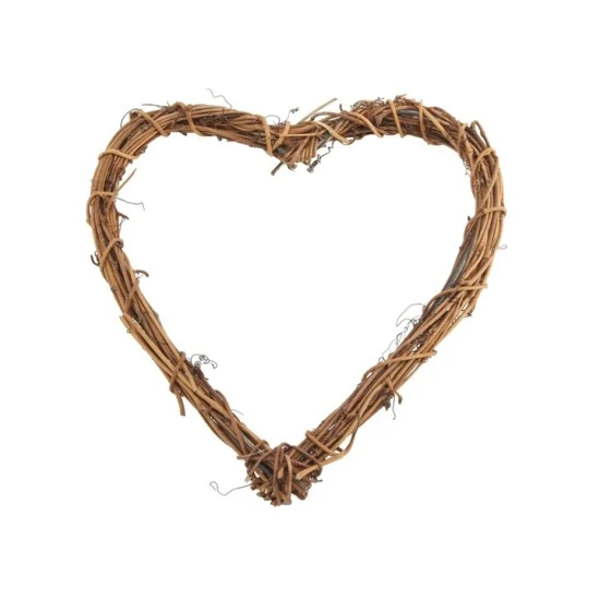 Natural Vine Hearts 20cm x 19cm - BKT022