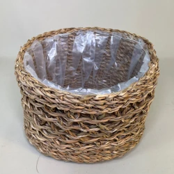 Round Seagrass Basket Natural 27cm - BKT029