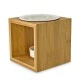 Bamboo Light Wood Wax Melt Warmer - HH138