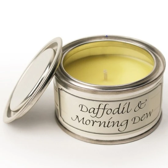 Pintail Candles Fragranced Candle Tin Daffodil and Morning Dew - CA009