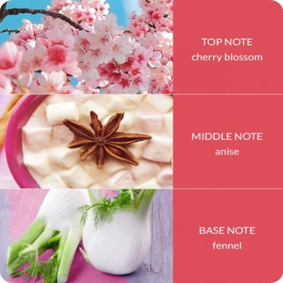 Heart and Home Candles Pink Blossom Scent Cups 38g - HH063