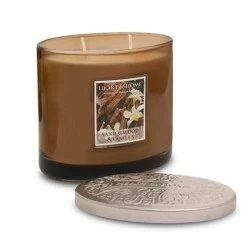Heart and Home Ellipse Twin Wick Candle Sandalwood and Vanilla 230g - HH076