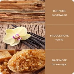 Heart and Home Ellipse Twin Wick Candle Sandalwood and Vanilla 230g - HH076