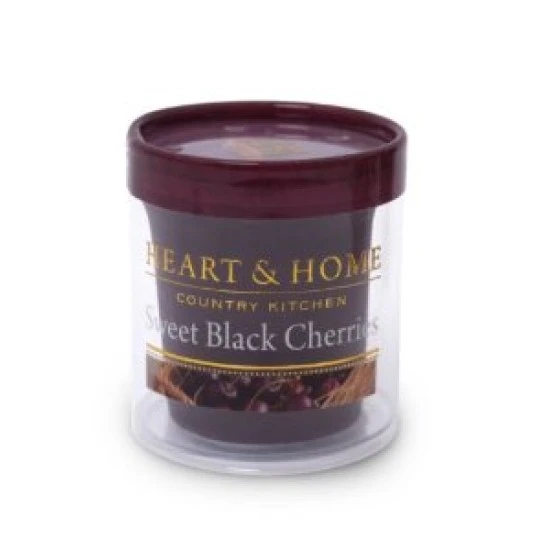 Heart and Home Fragranced Candles Sweet Black Cherries Votive - HH003