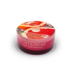 Heart and Home Candles Pink Grapefruit & Cassis Scent Cups 38g - HH097
