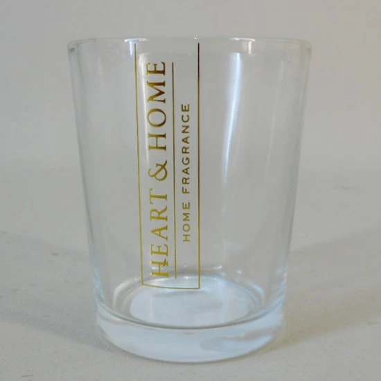 Heart and Home Clear Glass Tealight Votive Candle Holder - HH082