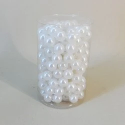 14mm White Pearls on 3m Roll - PEA110