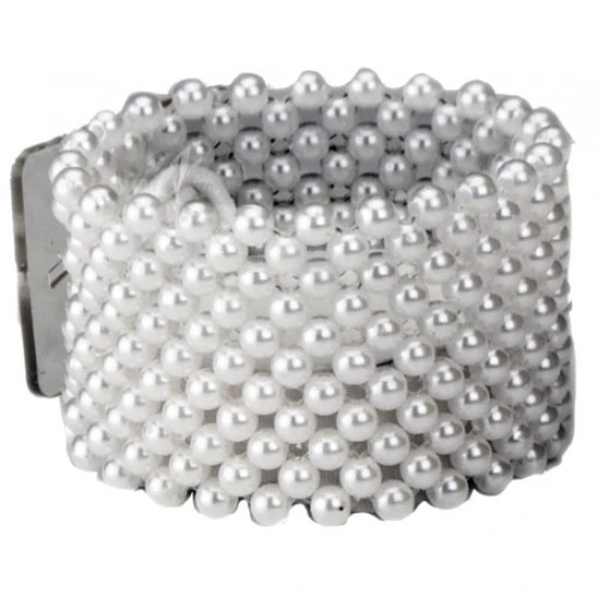 Classic White Wrist Corsage Bracelet - WCOR101