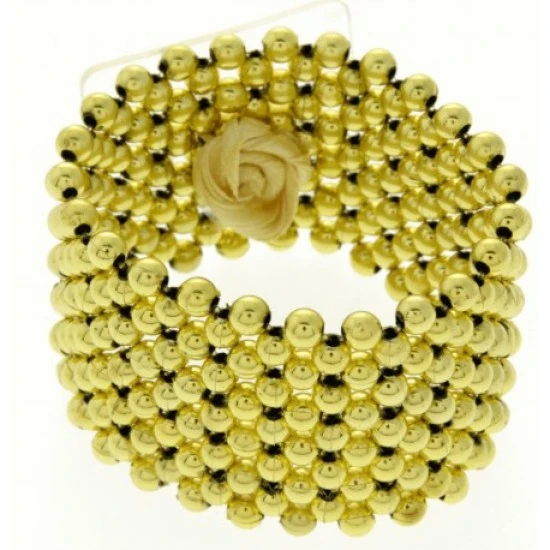 Classic Gold Wrist Corsage Bracelet - WCOR120