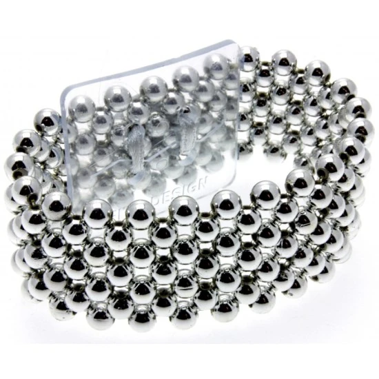 Narrow Classic Silver Wrist Corsage Bracelet - WCOR104