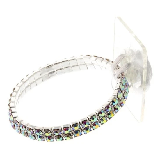 Sophisticated Lady Iridescent Wrist Corsage Bracelet - WCOR111