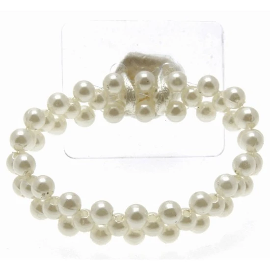 Special Day Childrens Wrist Corsage Bracelet Cream - WCOR125