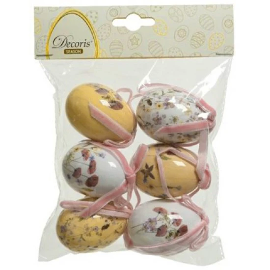 Easter Decorations | Floral Hanging Eggs - EGG001