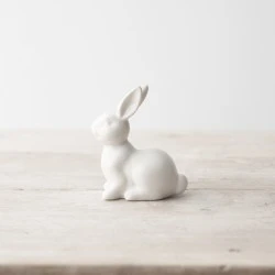 Bunny Ornament Crouching 8cm - BUN005 11B