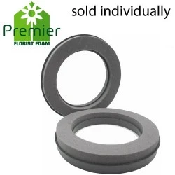 12inch Dry Foam Wreath Ring Plastic Back - FS050