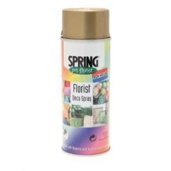 Euro Aerosols Floristry Spray Paint 400ml Brite Gold - PAI002 
