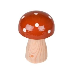 Wooden Mushroom or Toadstool 10cm - MUS004 2A