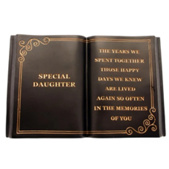 Special Daughter Memorial Book Graveside Tribute - FB010 6D