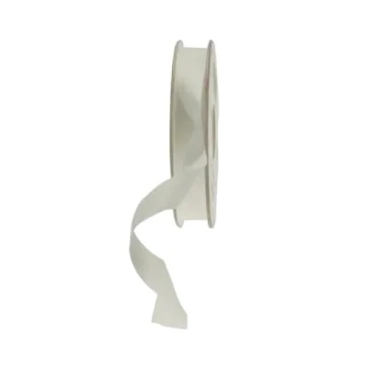 15mm Double Sided Satin Ribbon Ivory - DSR023