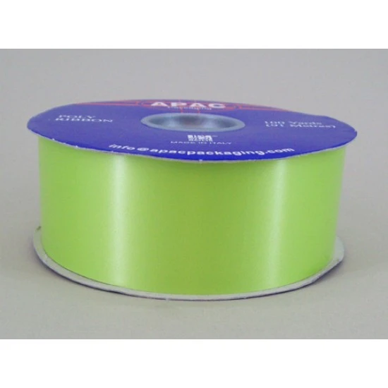 Florist Supplies Poly Ribbon Lime Green - BR030LIGR