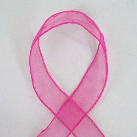 Wired Organza Ribbon Hot Pink - RIB020