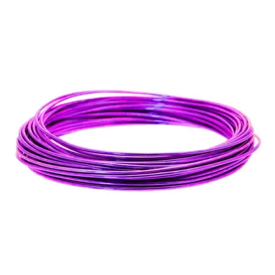Aluminium Wire Purple 2mm - AW010