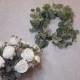 Artificial Eucalyptus Lambs Ear and Berries Wreath 50cm - EUC005 
