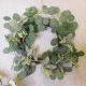 Artificial Eucalyptus Lambs Ear and Berries Wreath 50cm - EUC005 