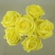Colourfast Cottage Foam Roses Bundle Yellow 6 Pack 24cm - R298 BX5