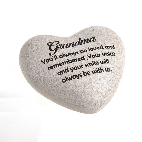 Grandma Heart Memorial Stone -  HEA008