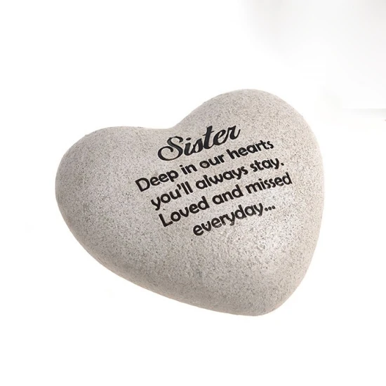 Sister Heart Memorial Stone -  HEA005