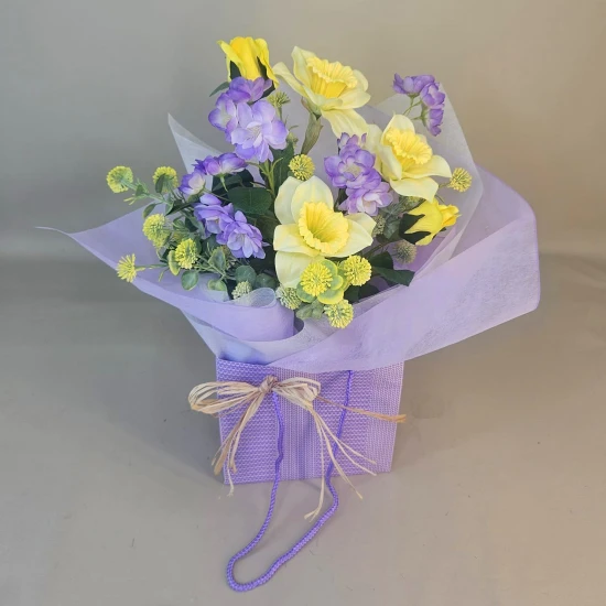 Anna Artificial Flowers Gift Bouquet - ABV044