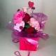 Baccarat Rouge Artificial Flowers Hand Tied Bouquet - ABV089 2B