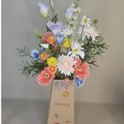 Beth & Lily Artificial Flowers Hand Tied Gift Bouquet - ABV039 