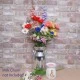 Birth Month Faux Flowers Bouquet - April ~ Daisies ABV067 : Designed by Helen