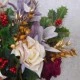 Birth Month Faux Flowers Bouquet - December ~ Holly ABV072 : Designed by Kirsty