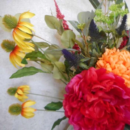 Birth Month Faux Flowers Bouquet - November ~ Chrysanthemums ABV071 : A collaborative design by Beth & Abby