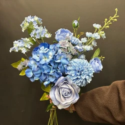 The Blue Lagoon Faux Flowers Bouquet - DFB005