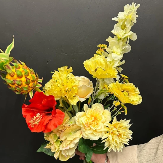  The Pina Colada Faux Flowers Bouquet - DFB002