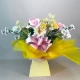 Silk Flowers Hand Tied Bouquet Spring Cheer - ABV003