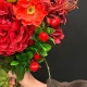  The Strawberry Daiquiri Faux Flowers Bouquet - DFB003