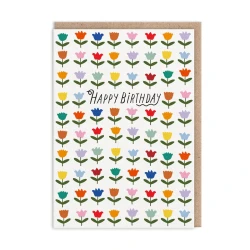 Tulips Happy Birthday Card (A6) - CARD008 COMING SOON