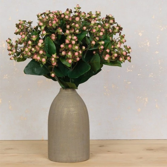 LUXE Artificial Hypericum Berries Pink 72cm - LUX016 CC2