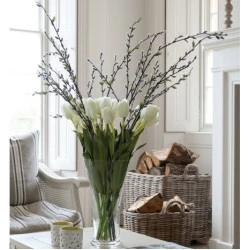 LUXE Artificial Pussy Willow Branch 115cm - LUX023 CC2