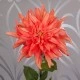 LUXE Artificial Dahlias Labyrinth Apricot 75cm - LUX011
