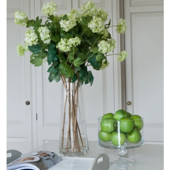 LUXE Artificial Guelder Rose Branch Green 78cm - LUX024 CC2